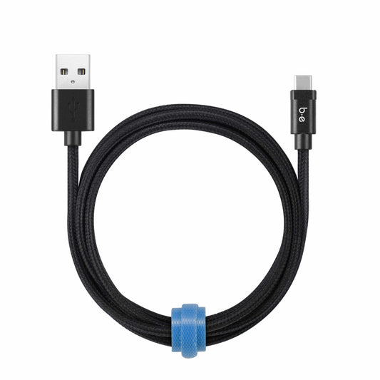 B6TCBK Braided Charge/Sync USB-C to USB-A Cable 6ft Black