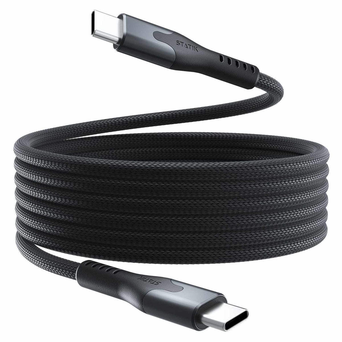 BEMGC2C6FTB SelfCoil Magnetic Cable USB-C to USB-C 6ft 100W Black