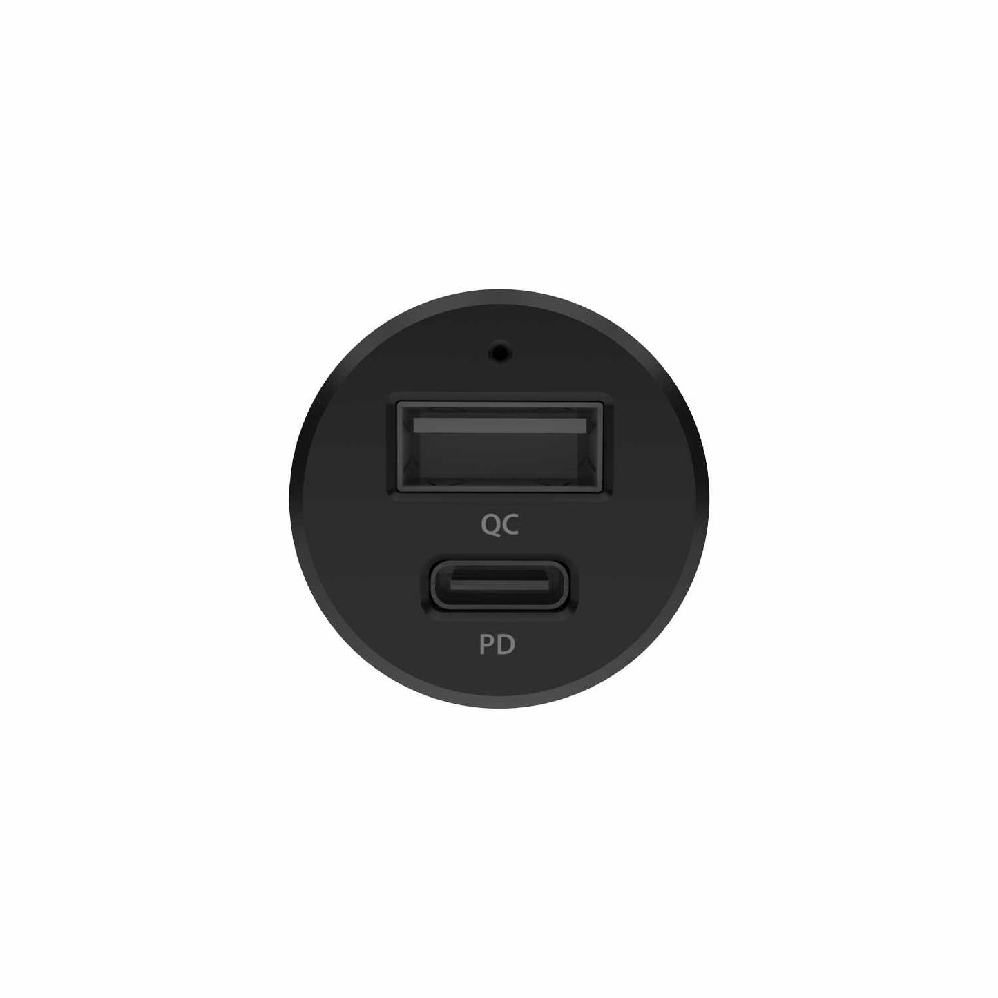 BECCDP30WBL 30W Dual Port PD Car Charger with PPS Black