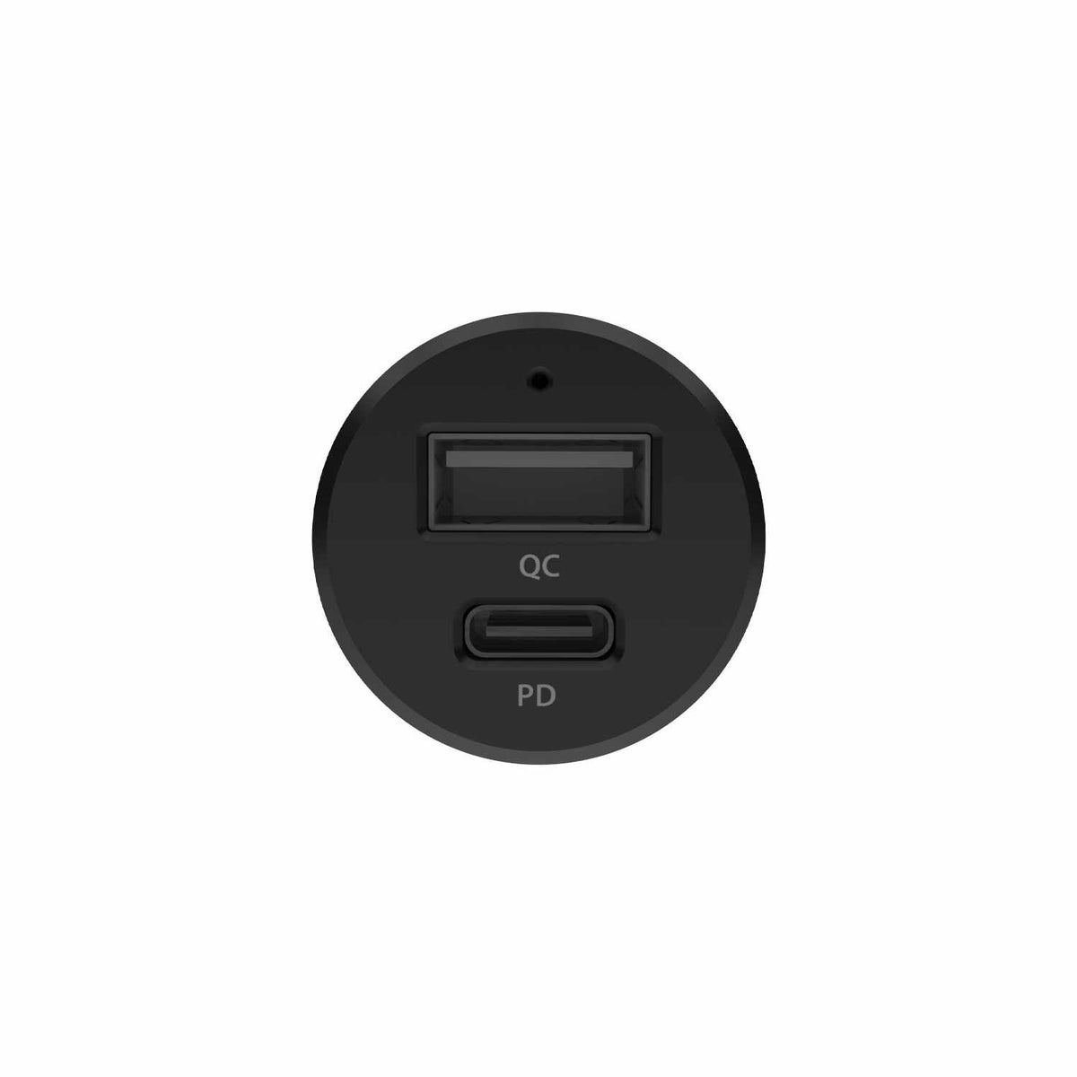 BECCDP30WBL 30W Dual Port PD Car Charger with PPS Black
