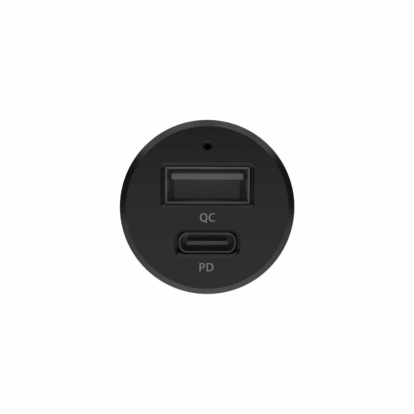 BECCDP30WBL 30W Dual Port PD Car Charger with PPS Black