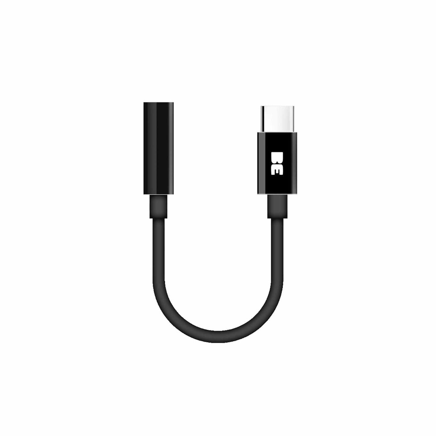 BEUSBCAUB USB-C to 3.5mm Headphone Jack Adapter Black