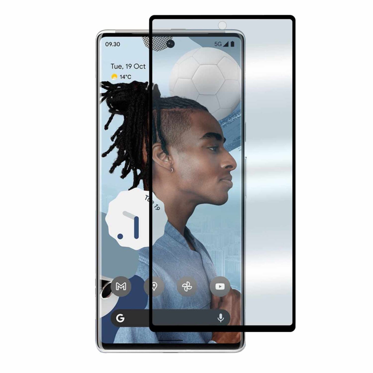 BE3DCGP6 3D Curved Glass w/Installation Kit Pixel 6