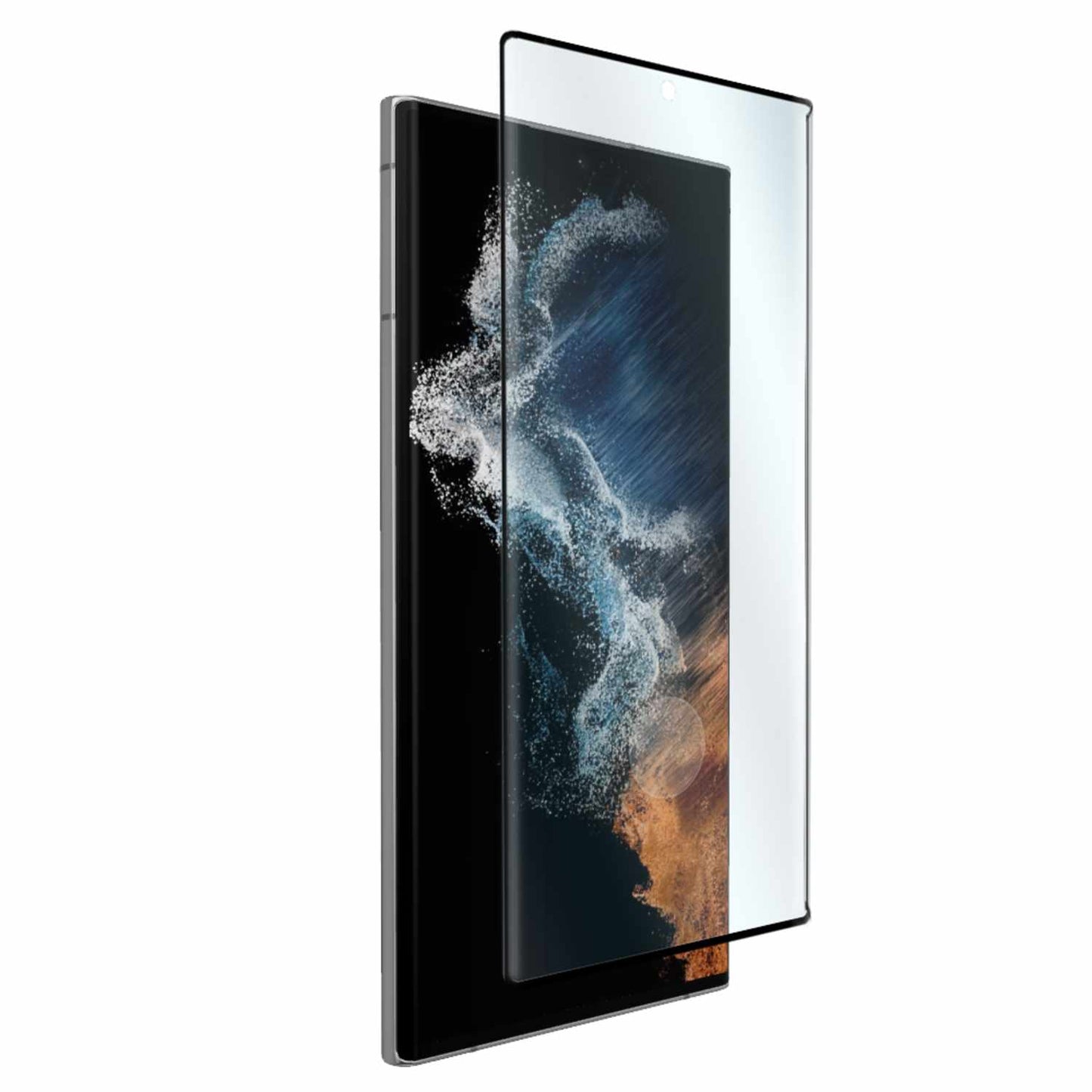 BE3DGS22U 3D Curved Glass w/Installation Kit Galaxy S22 Ultra