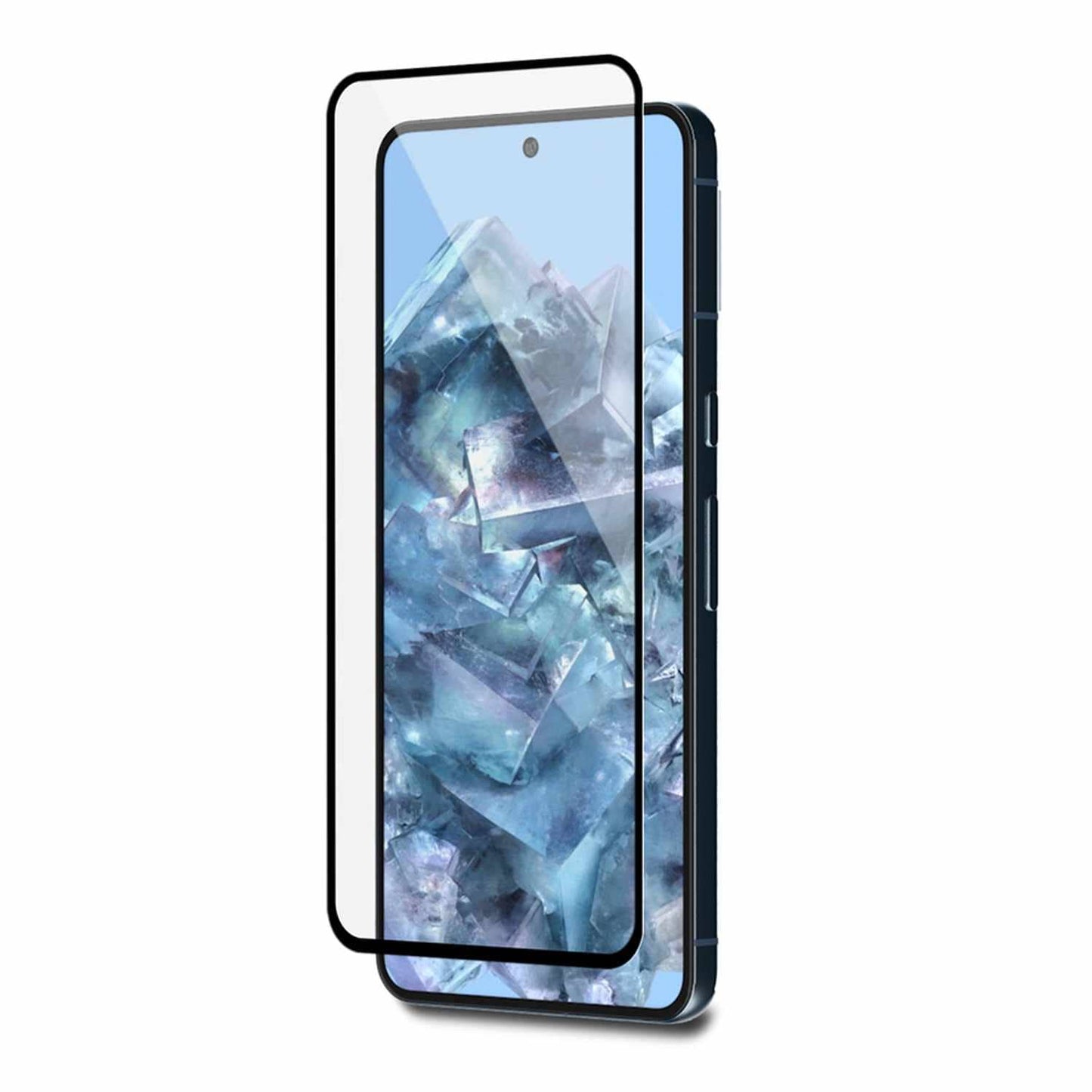 BESPCGP8PR Premium Curved Tempered Glass Screen Protector Fingerprint Compatible Pixel 8 Pro Screen Protectors Blu Element