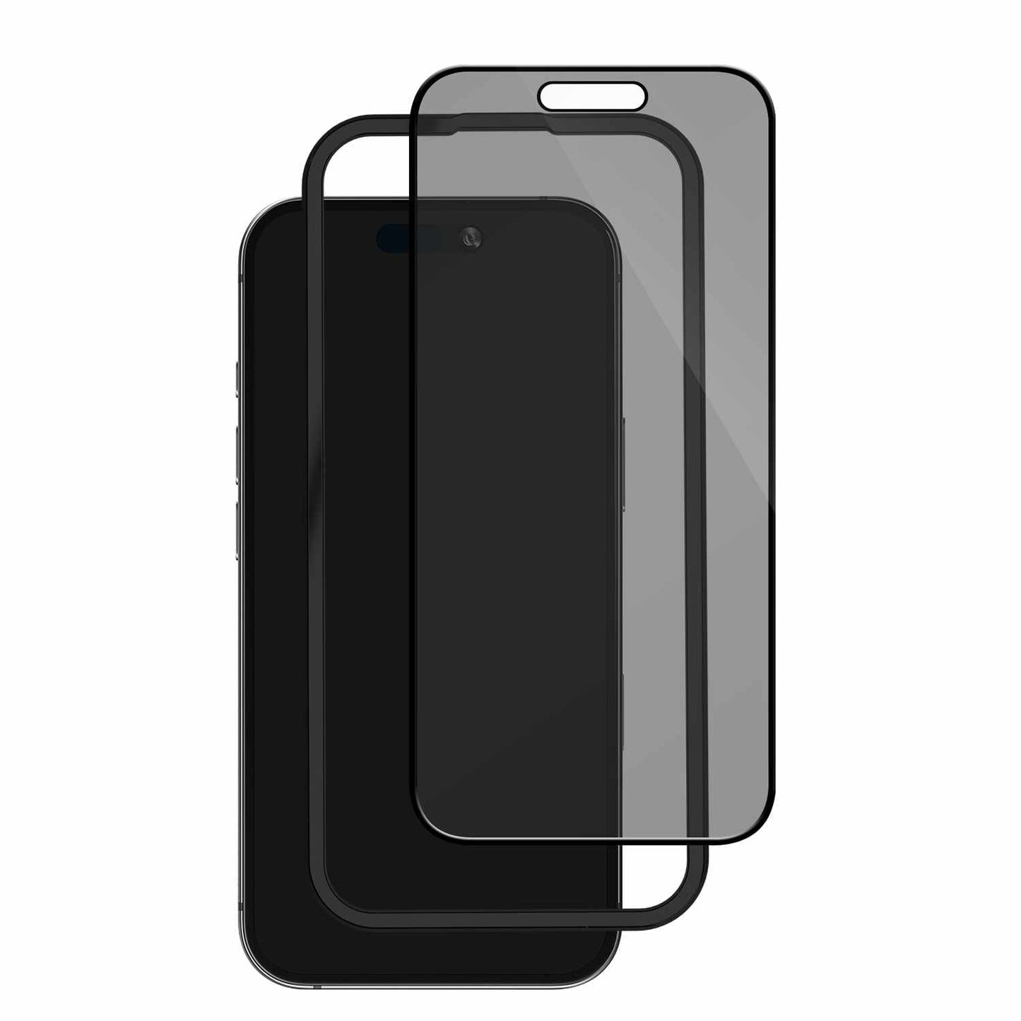 BEPGIKIP16PM Privacy Tempered Glass Screen Protector w/Installation Kit iPhone 16 Pro Max