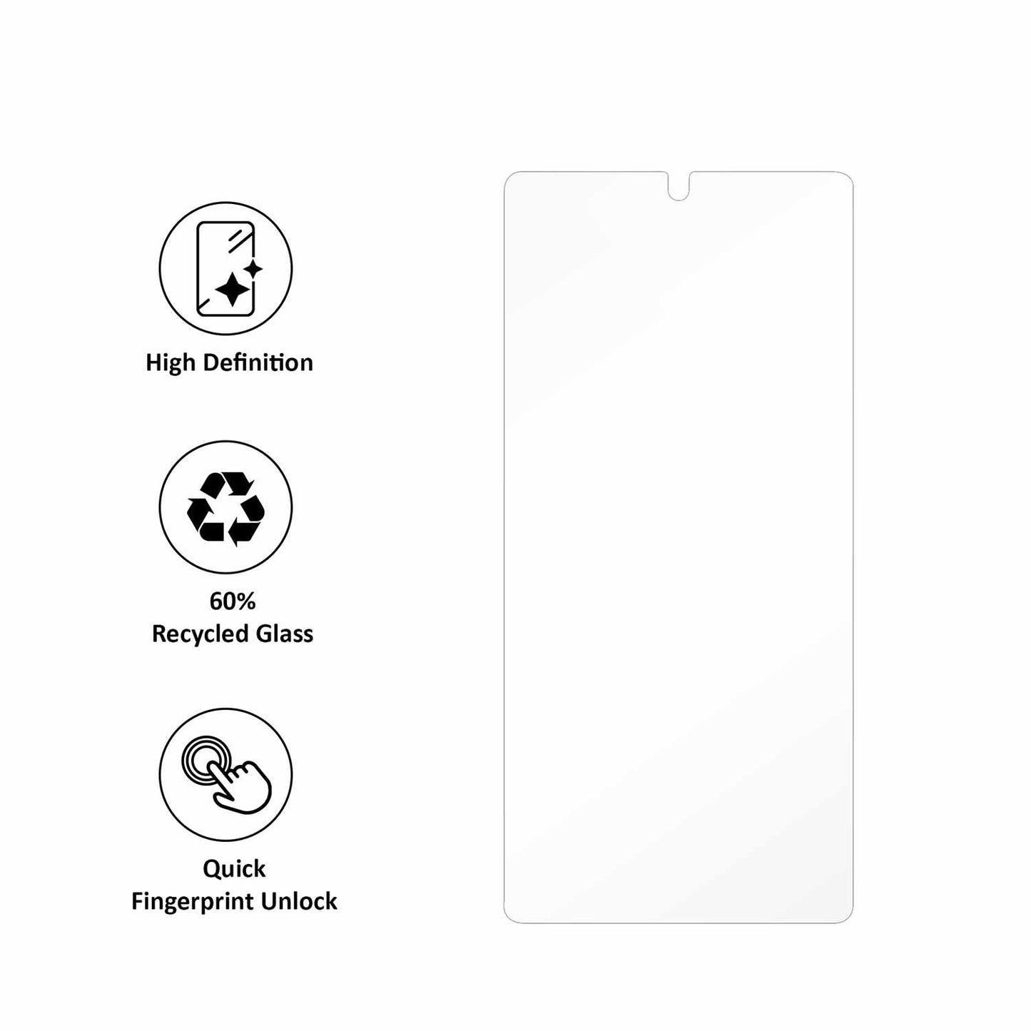 BETGSPS25U GreenGlass Screen Protector Galaxy S25 Ultra