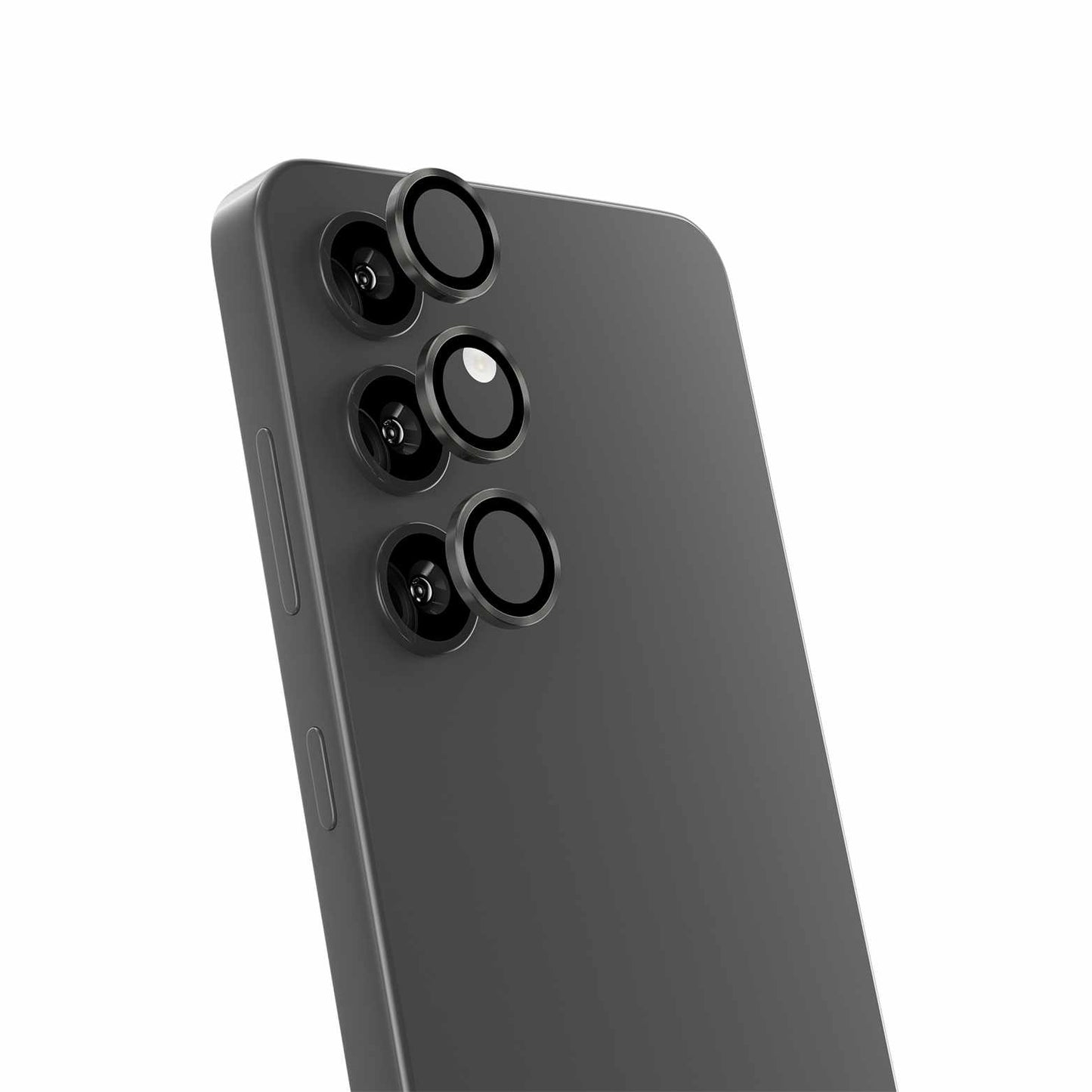 BELPS25P Aluminum 1 by 1 Lens Protector Galaxy S25+ Black