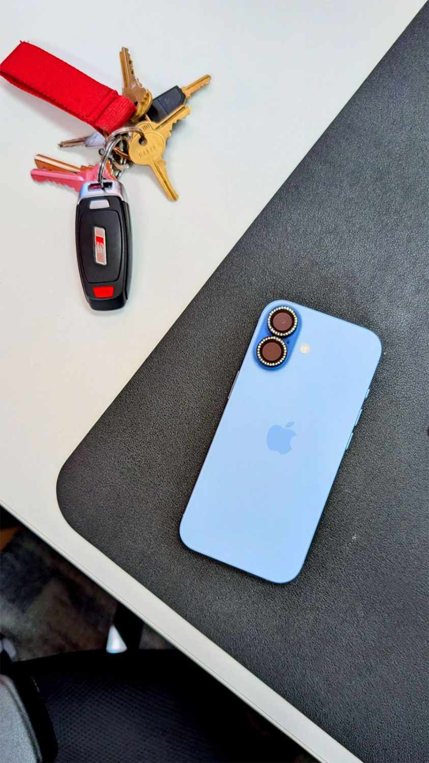 BELPDIP17A Diamond 1 by 1 Lens Protector iPhone Air Black