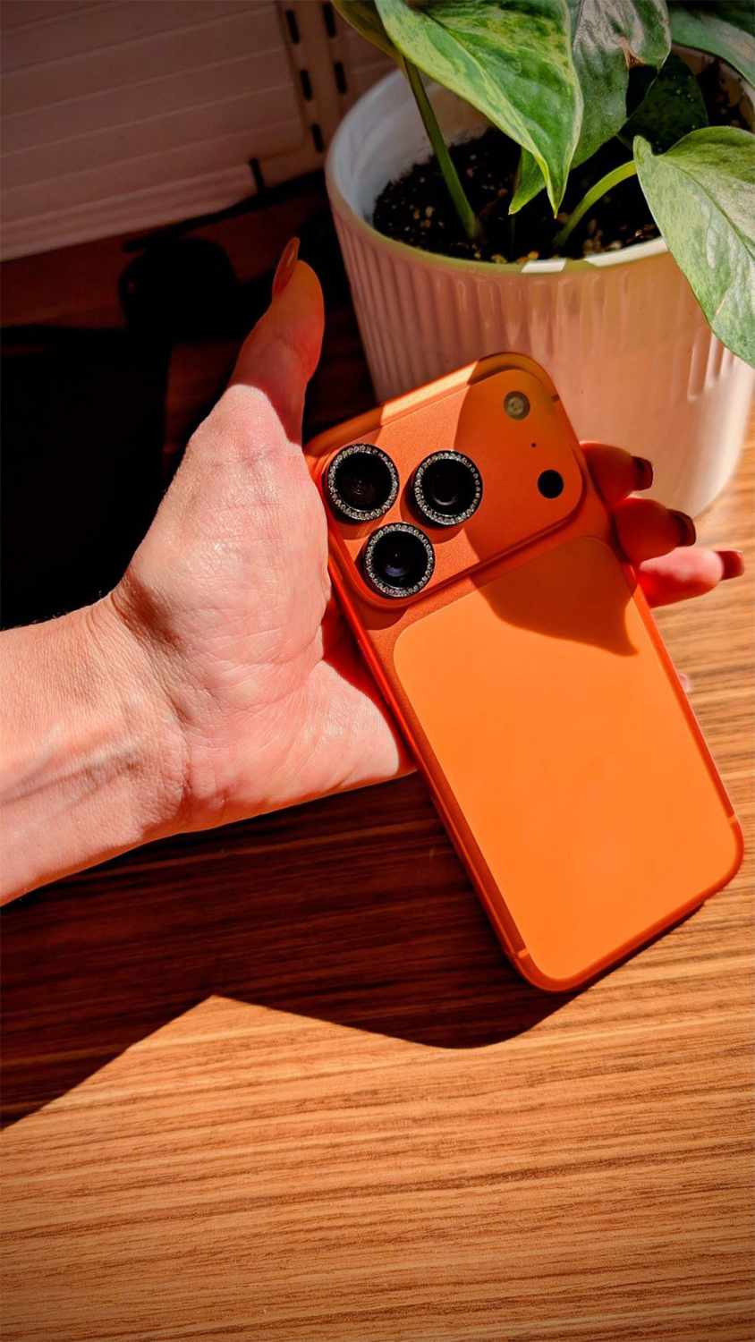 BELPDIP17P17PM Diamond 1 by 1 Lens Protector iPhone 17 Pro/17 Pro Max Grey
