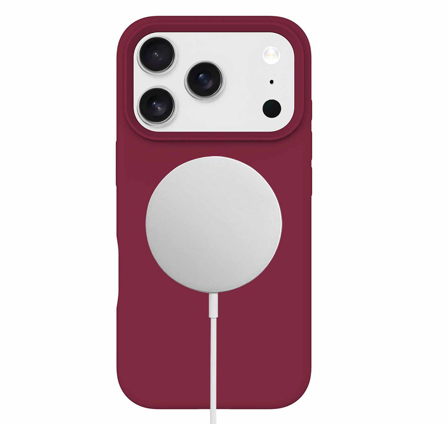 BESMG17PR5 Silicone MagSafe Case iPhone 17 Pro Cranberry