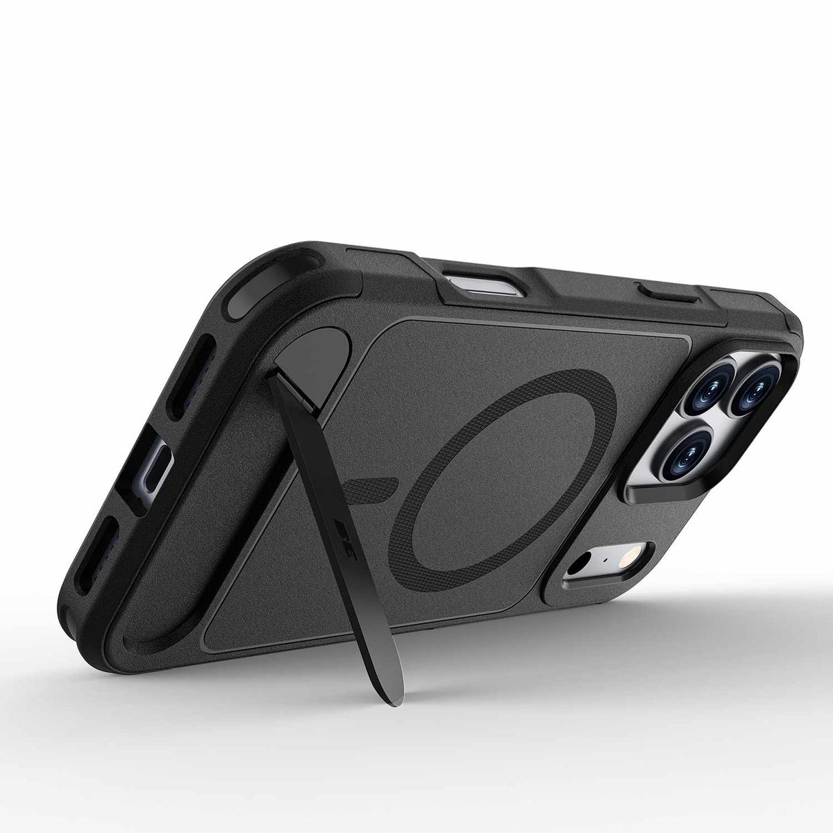BEARLK177 Armour Ultra MagSafe w/Kickstand Case iPhone 18 Pro Max/17 Pro Max Black