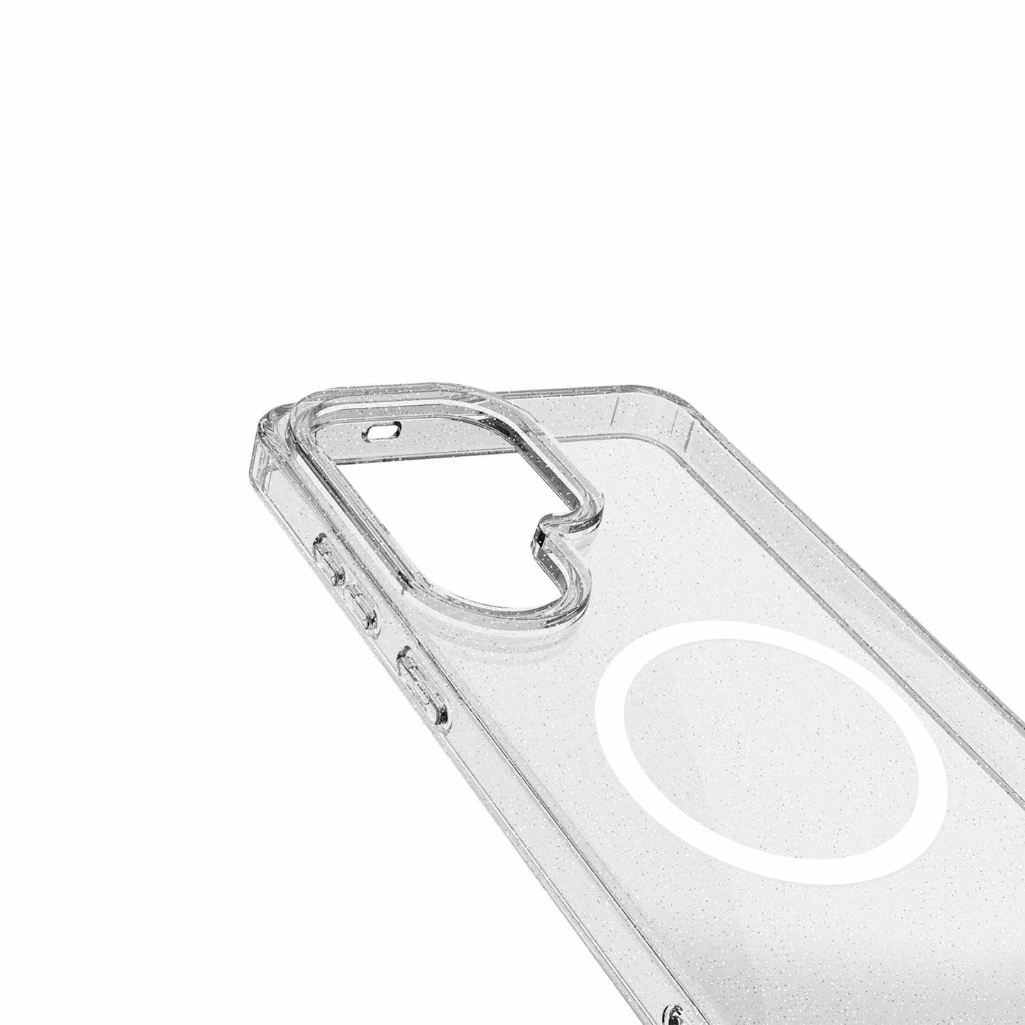 BEDZGLS263 Dropzone Rugged Glitter Case w/Magnets Galaxy S26 Ultra Clear