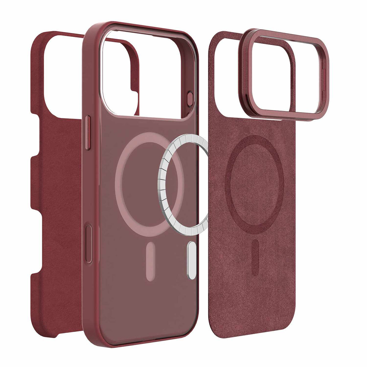 BEURBEBUR184 Urban Edge Kick MagSafe Case iPhone 18 Pro Max/iPhone 17 Pro Max Burgundy