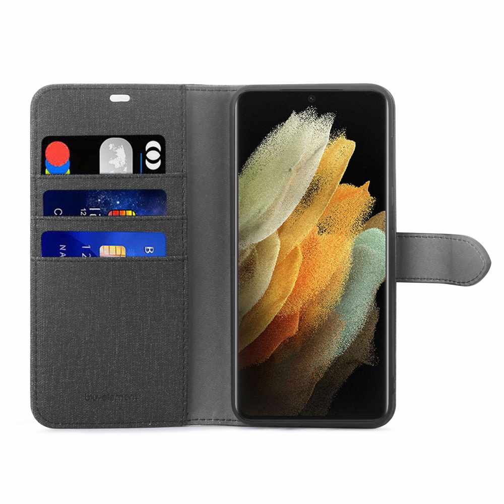 BEAFGS21UBB 2 in 1 Folio Galaxy S21 Ultra Black/Black