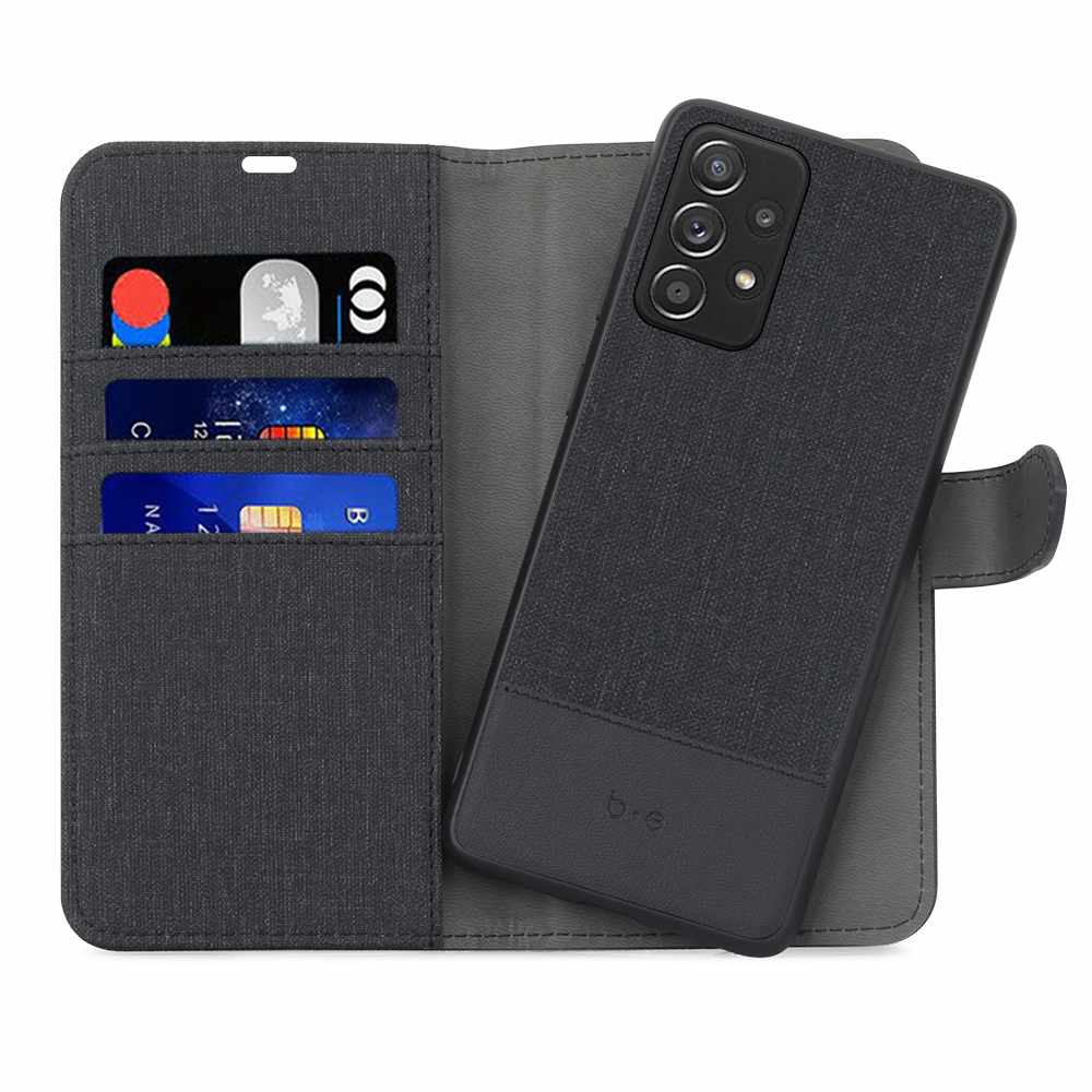 BEFGA53BB 2 in 1 Folio Galaxy A53 5G Black/Black