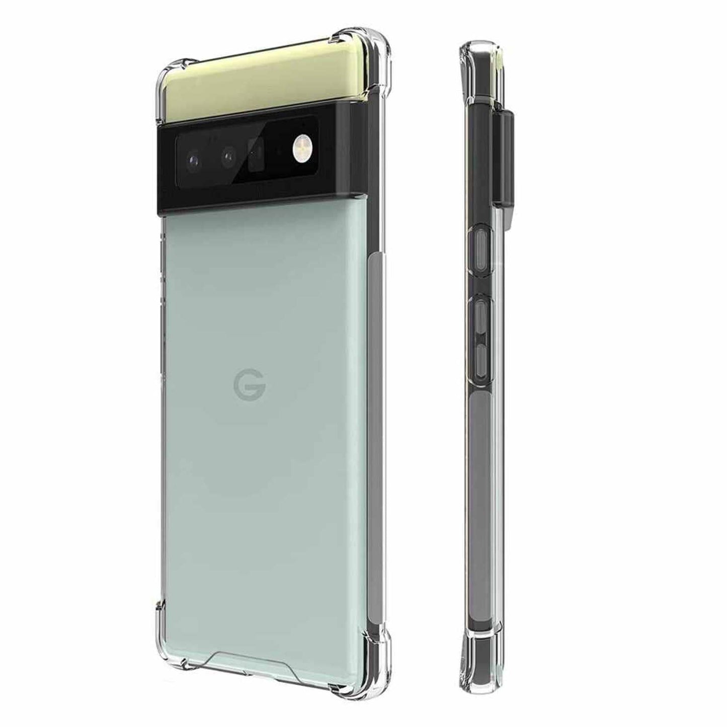 DropZone Rugged Case Clear for Google Pixel 6a Cases Blu Element