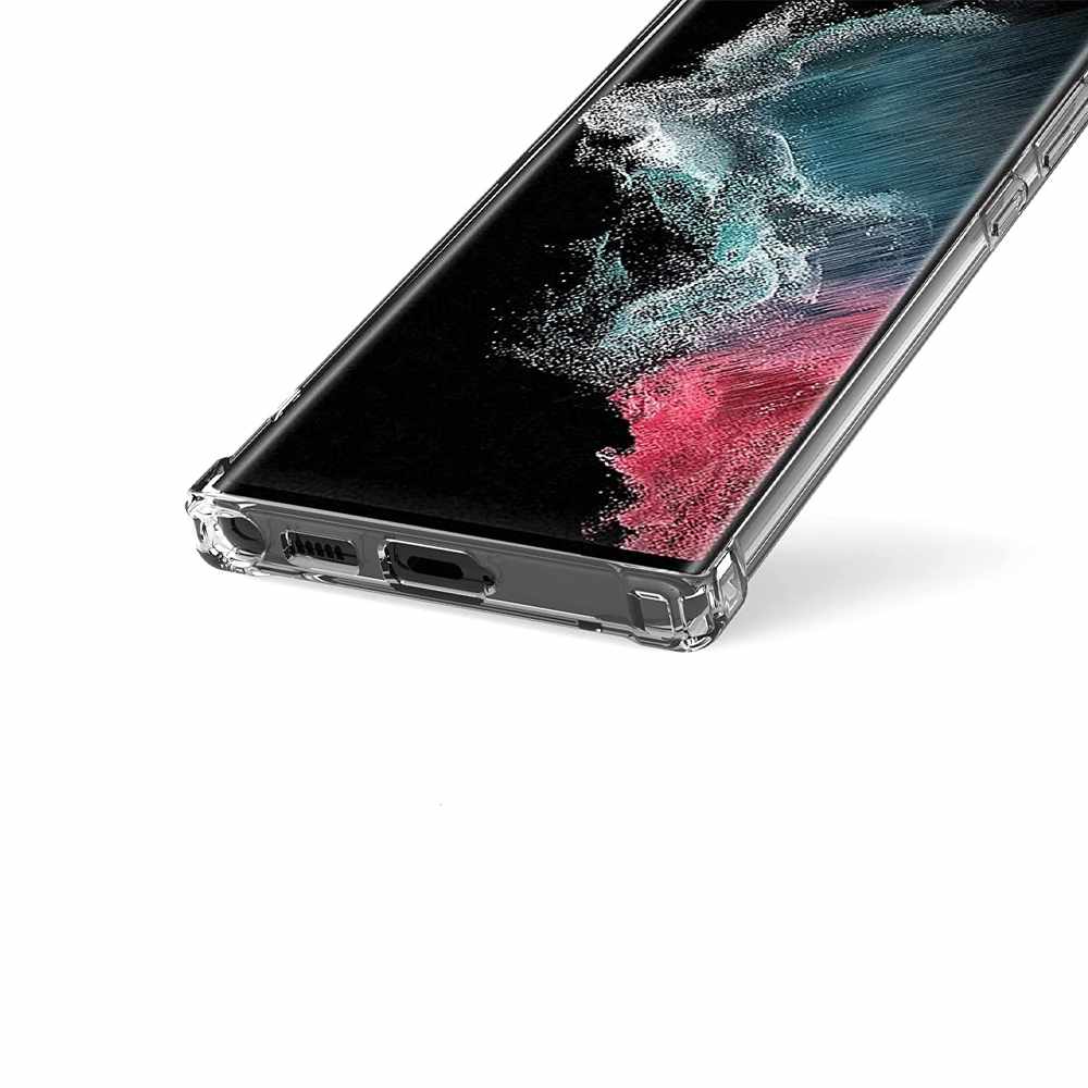 DropZone Rugged Case Clear for Samsung Galaxy S23 Ultra Cases Blu Element
