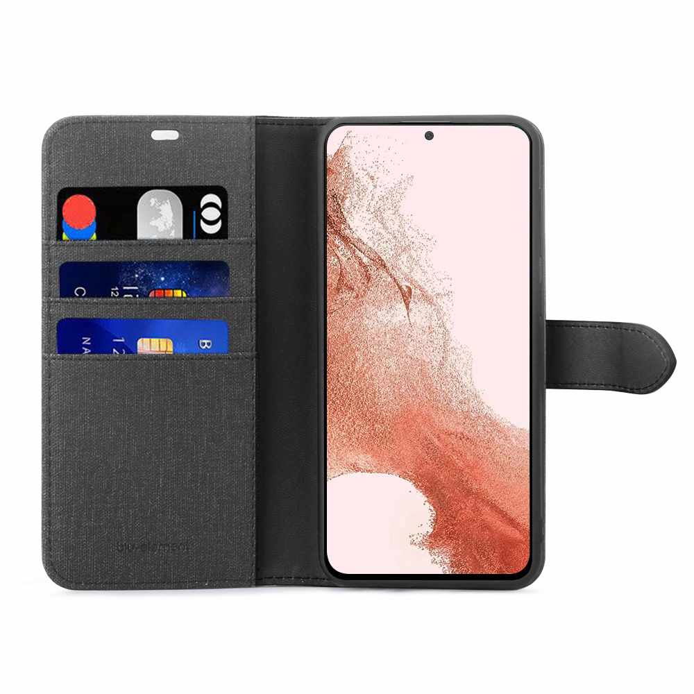 BEAFGS23PBB 2 in 1 Folio Galaxy S23+ Black/Black