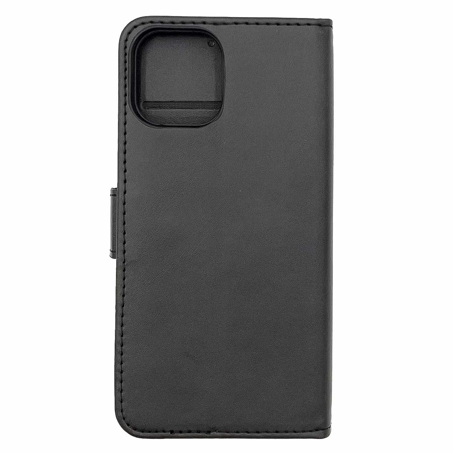 JKKJFGCKIP12BK Faux Leather Folio Case w/TPU Gelskin iPhone 12 Black
