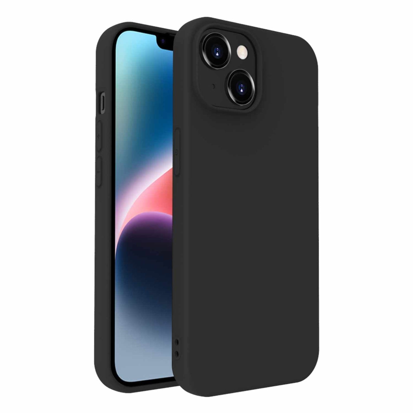 Gel Skin Case Black for iPhone 16e/15/14/13