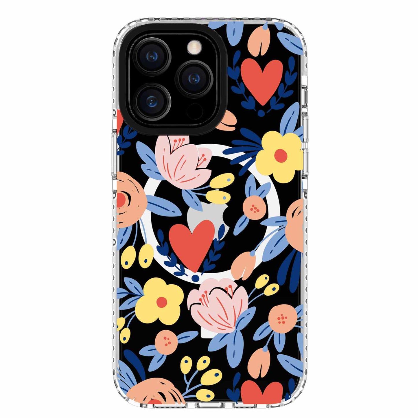 BEEL155525 Chromatic Print MagSafe iPhone 15 Pro Bright Floral