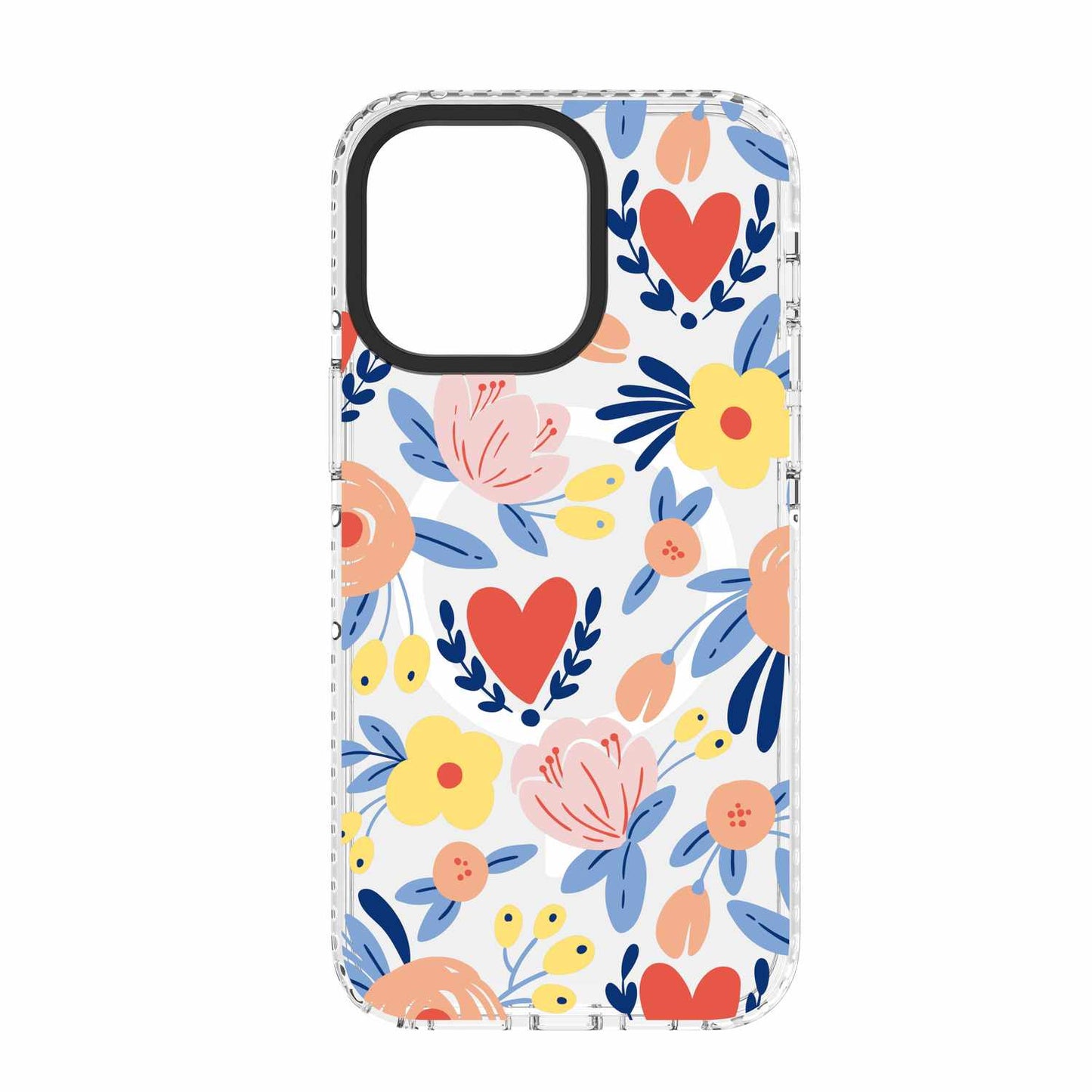 BEEL155525 Chromatic Print MagSafe iPhone 15 Pro Bright Floral