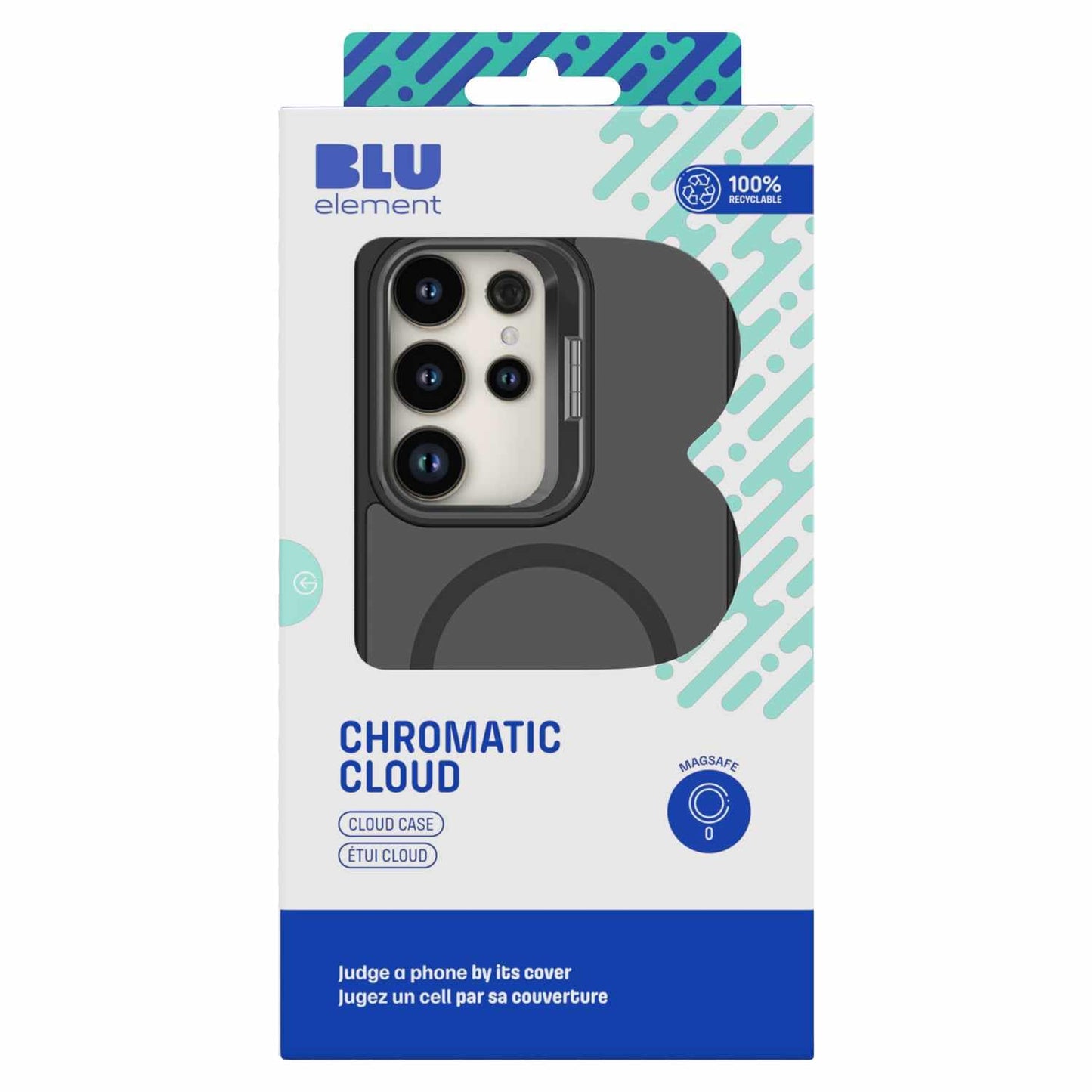 BECHCNS24PL Chromatic Cloud Kick MagSafe Compatible Galaxy S24+ Navy