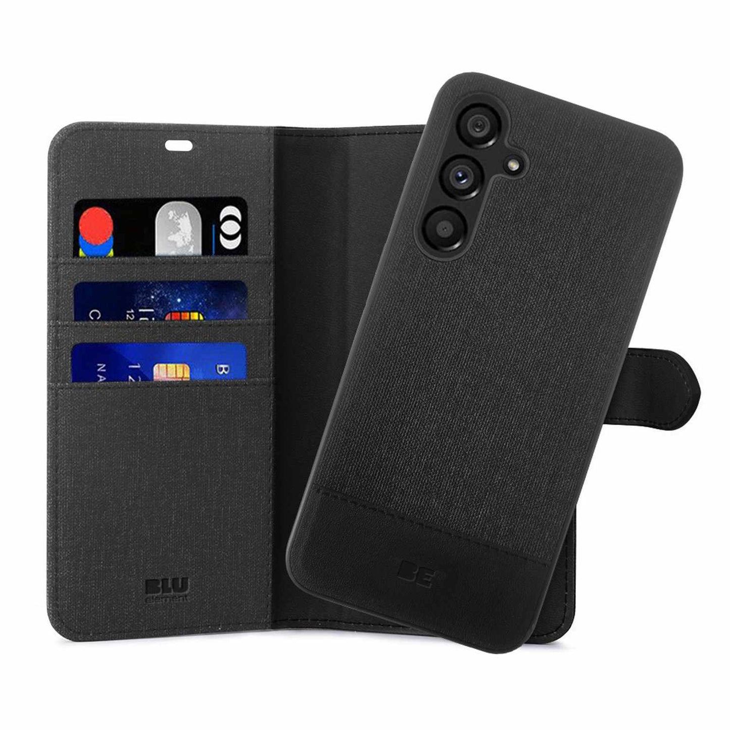 BEFGA35BB Folio 2 in 1 Case Galaxy A35 5G Black/Black