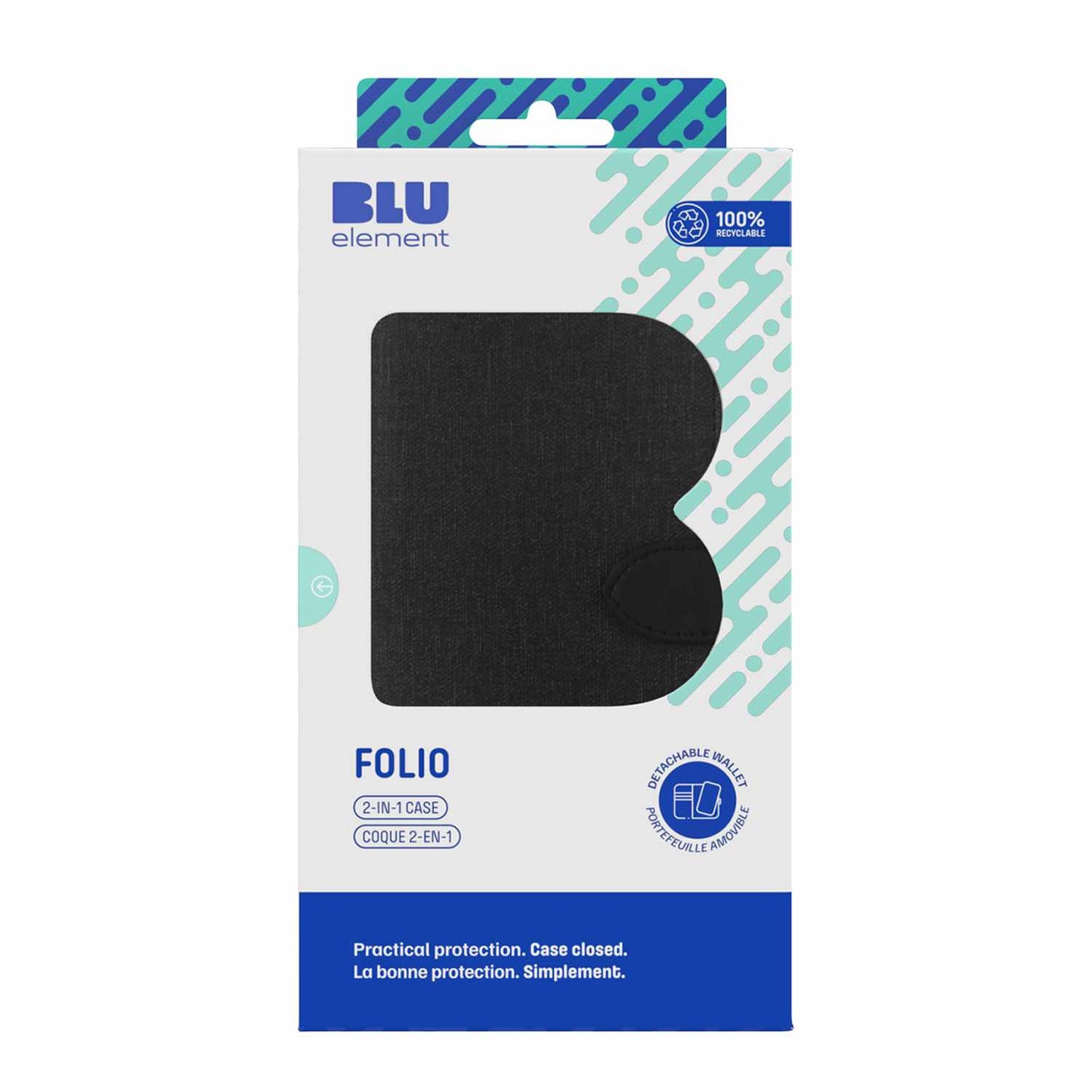 BEFGA35BB Folio 2 in 1 Case Galaxy A35 5G Black/Black