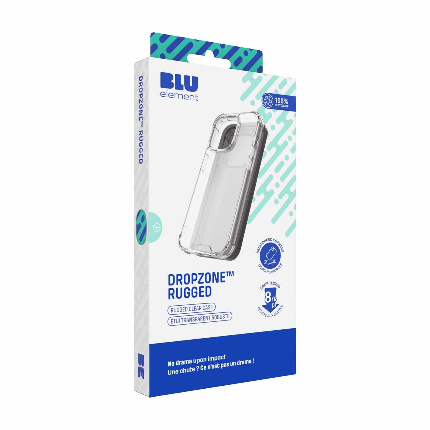 BEDZP9 DropZone Rugged Case Made for Google Pixel 9/9 Pro Clear