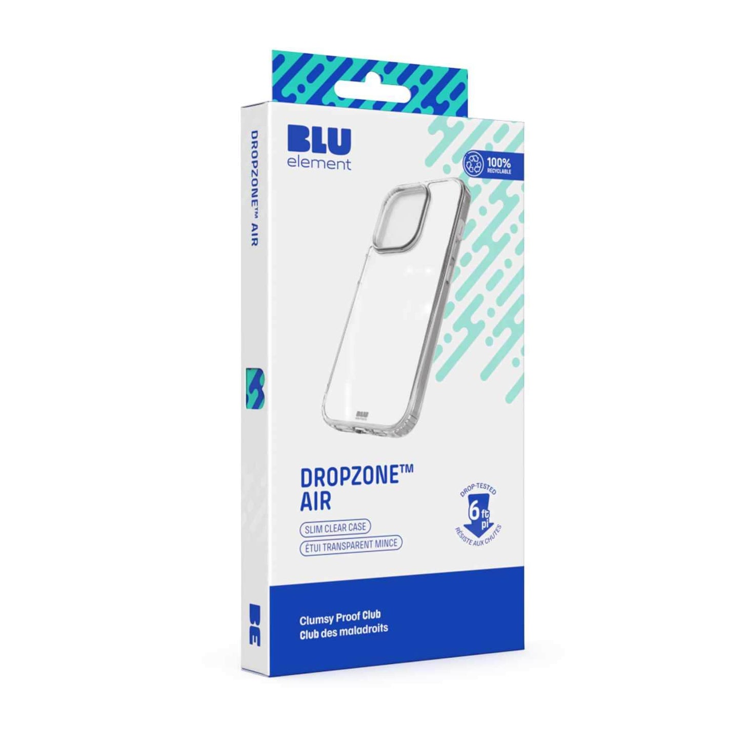 BEDAIP163 DropZone Air Case iPhone 16 Pro Clear
