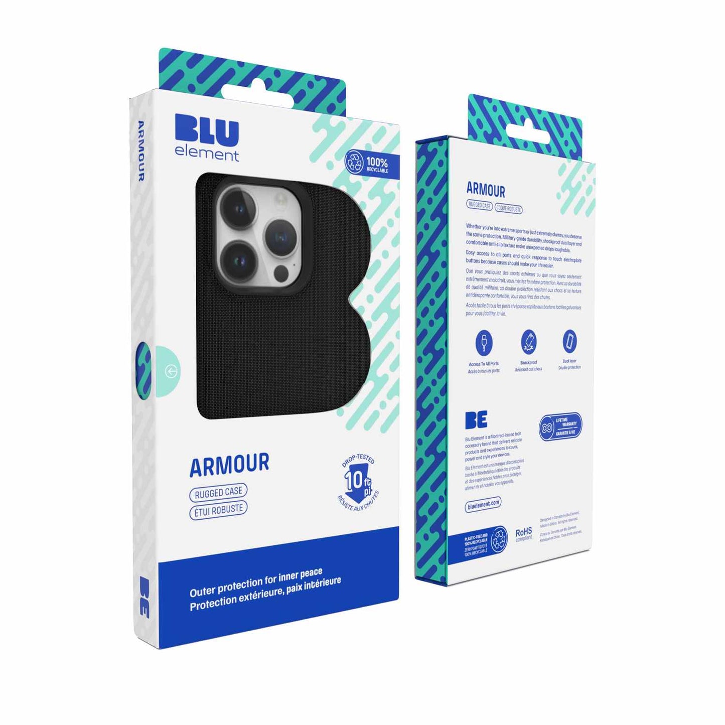 BEARM16B1 Armour Rugged MagSafe Case iPhone 16 Black