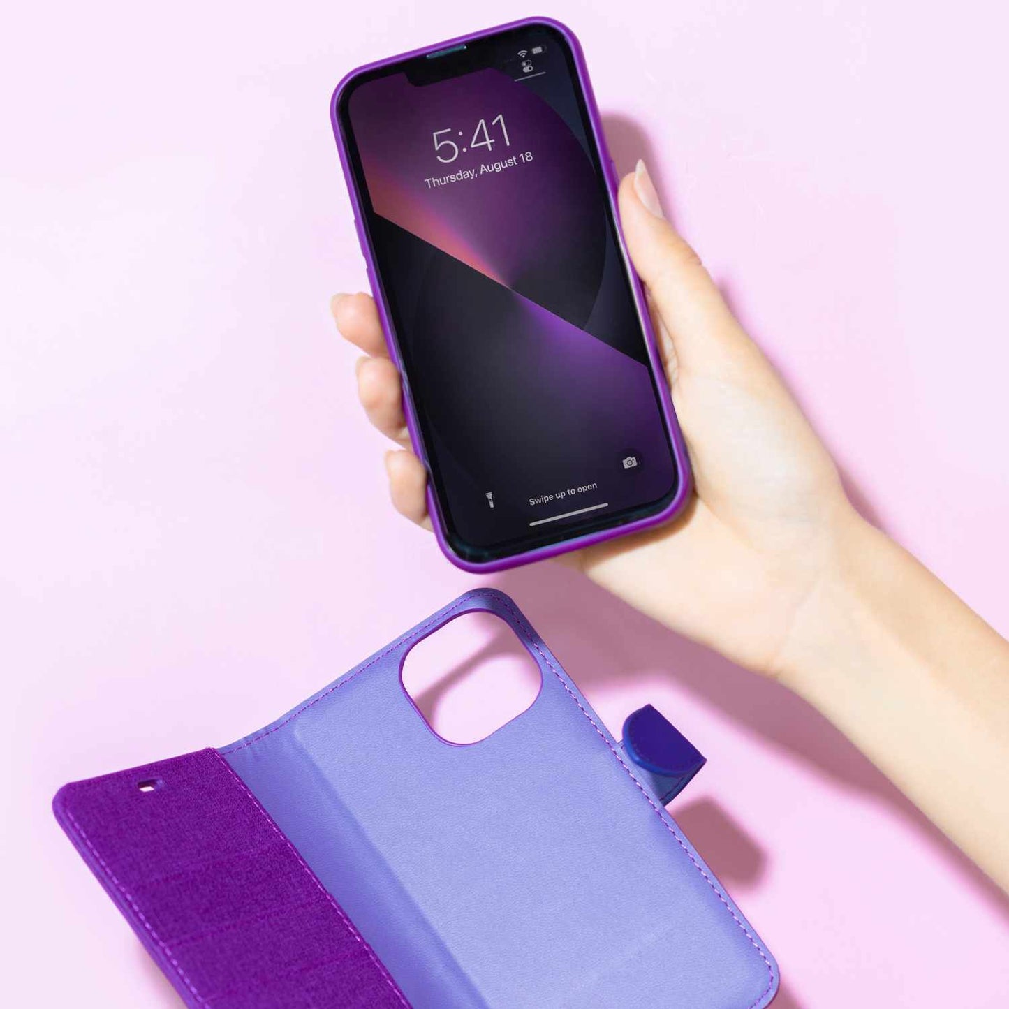 BEF2N116DP2 Folio 2-in-1 Case iPhone 16 Pro Max Deep Purple