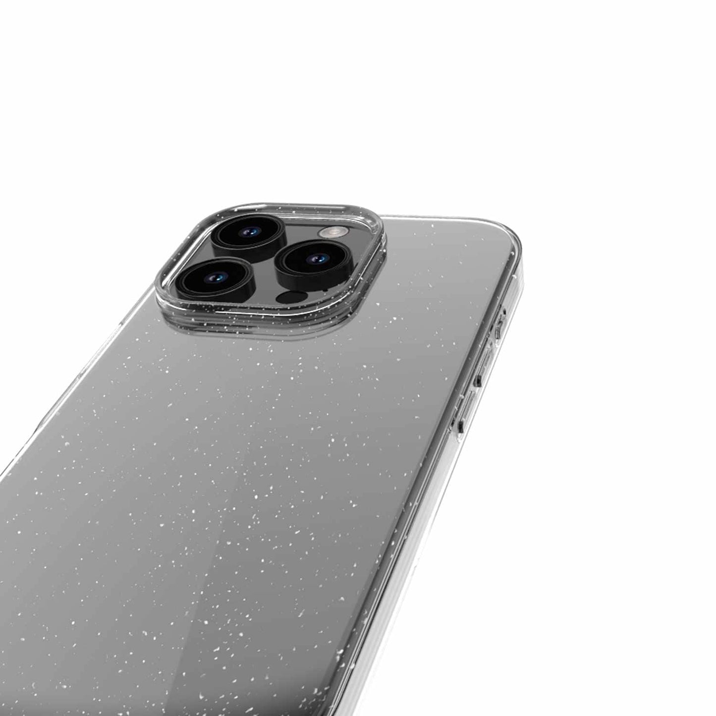 BEGSB161G1 Gel Skin iPhone 16 Pro Max Clear Glitter