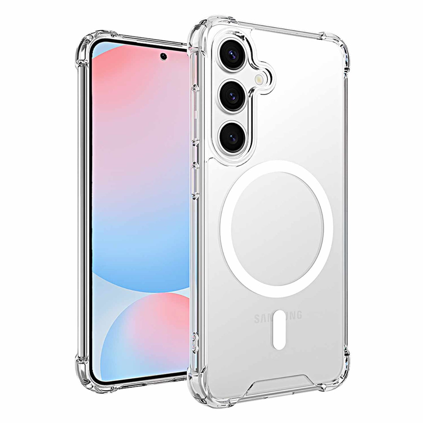 BEDZS252 Dropzone Rugged Case w/Magnets Galaxy S25+/S24+ Clear