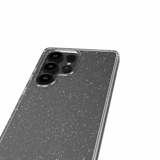 BEDZGLS253 Dropzone Rugged Glitter Case Galaxy S25 Ultra Clear