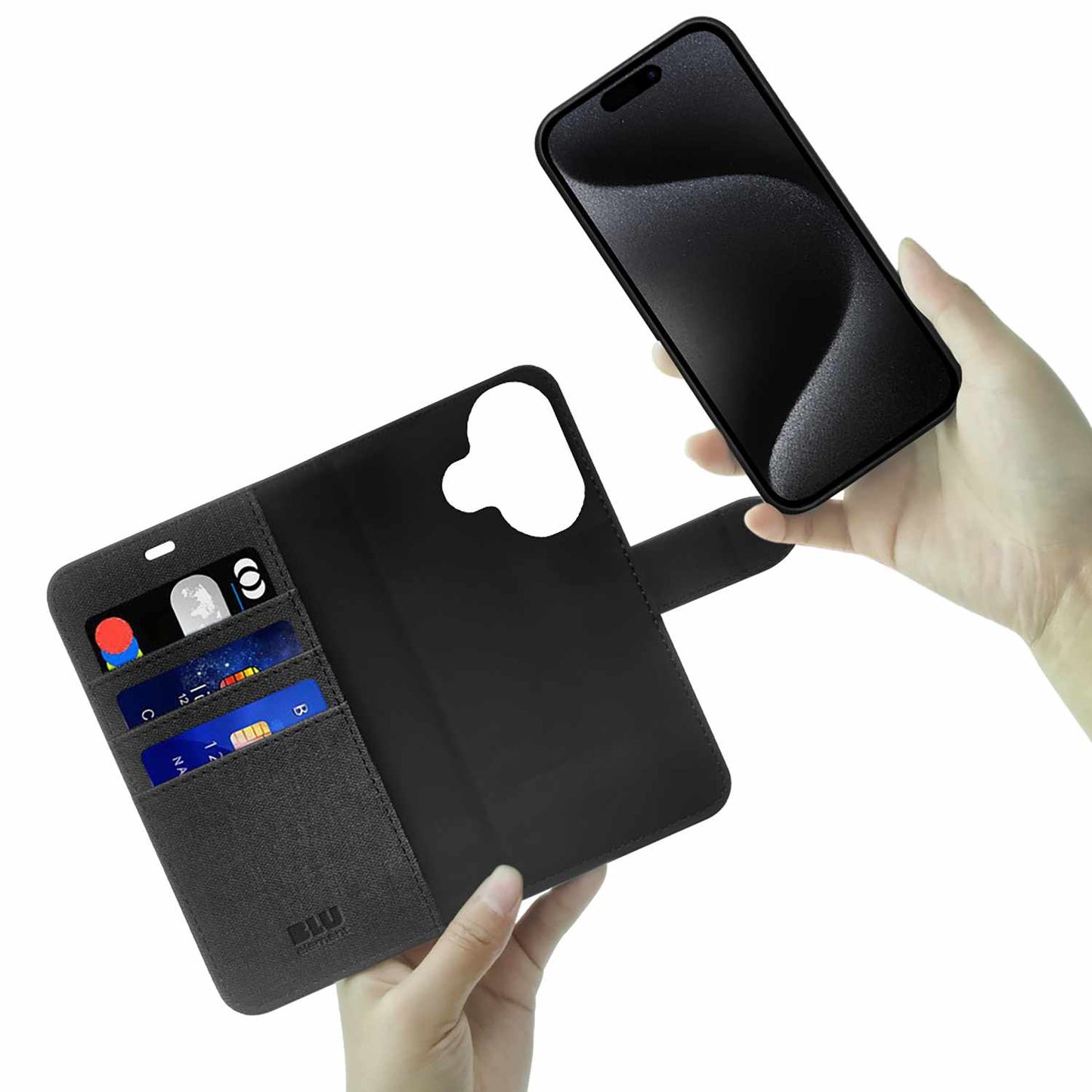 BEFMS17B1 Folio 2-in-1 MagSafe Case iPhone 17 Black