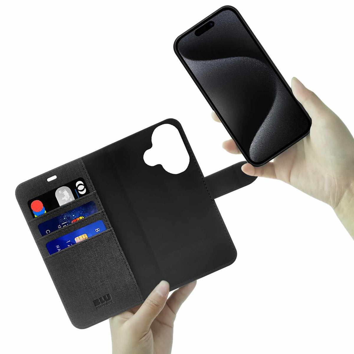 BEFMS17B1 Folio 2-in-1 MagSafe Case iPhone 17 Black