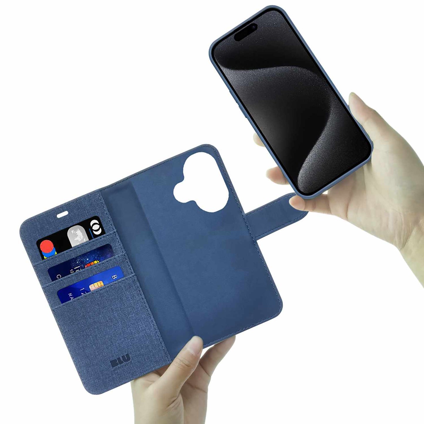 BEFMS17B2 Folio 2-in-1 MagSafe Case iPhone 17 Lazuli Blue