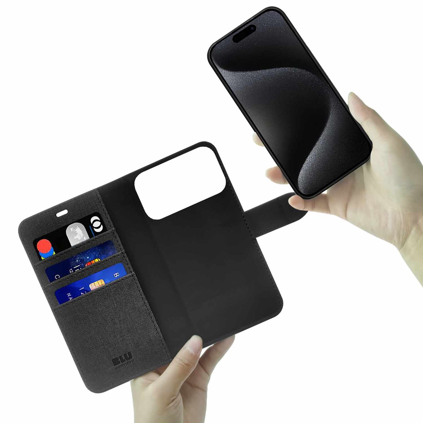 BEFMS17B6 Folio 2-in-1 MagSafe Case iPhone 17 Pro Max Black