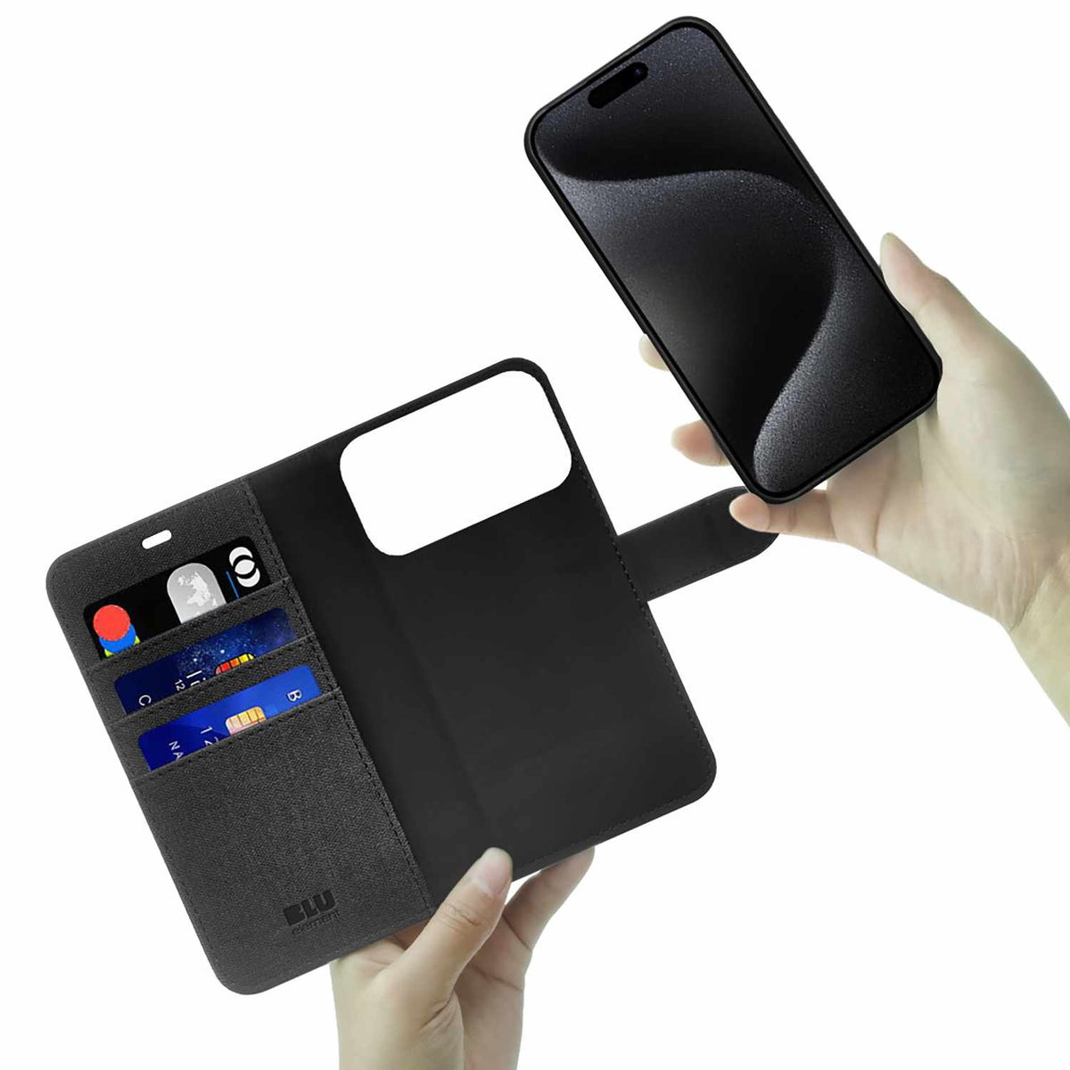 BEFMS17B6 Folio 2-in-1 MagSafe Case iPhone 17 Pro Max Black