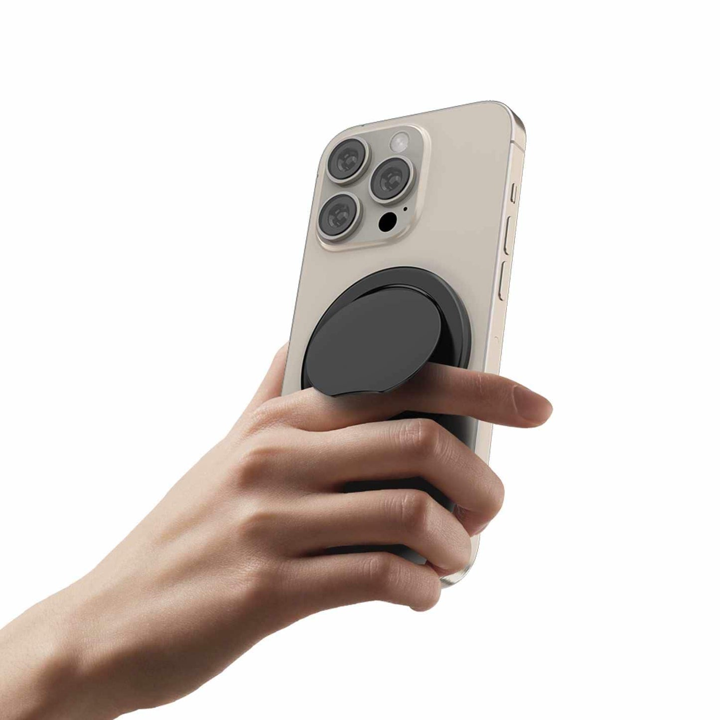 Kick-N-Grip Universal & Magsafe Phone Grip Black Phone Grips and Wallets Blu Element