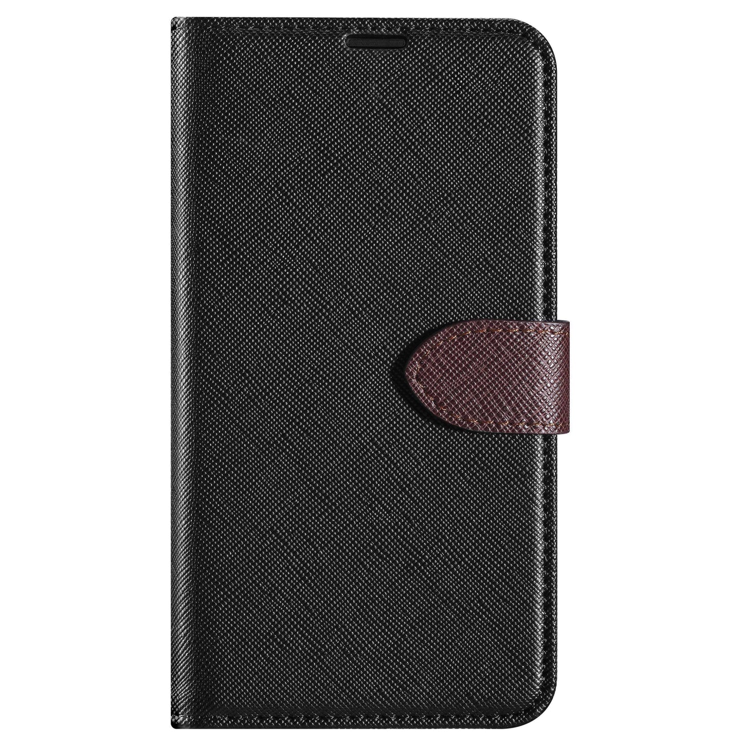 Blu Element BSPV30BK Simpli Folio LG V30 Black/Brown Cases Blu Element