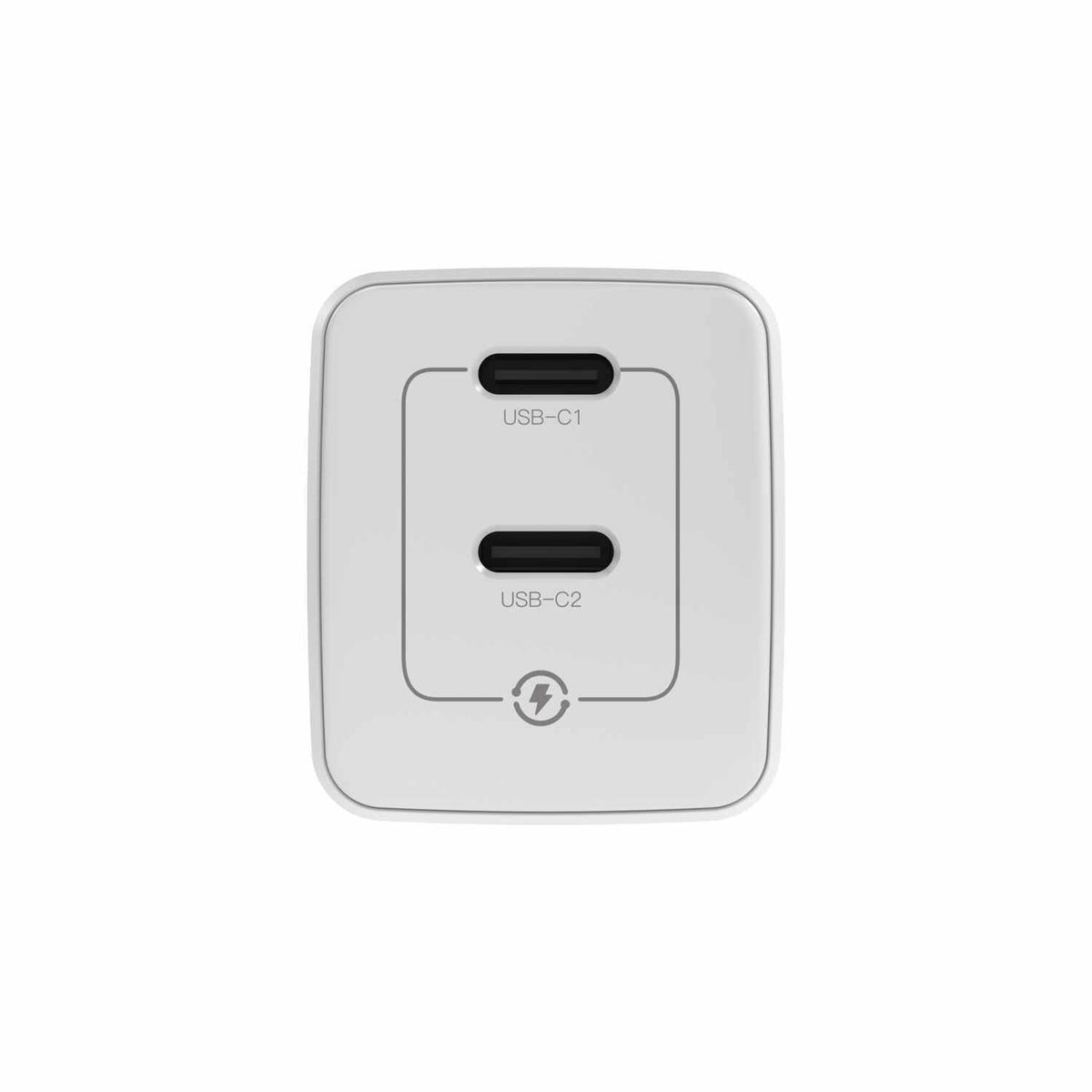 BEW35DCCW Wall Charger Dual USB-C GaN 35W PD and PPS White Wall Chargers Blu Element 