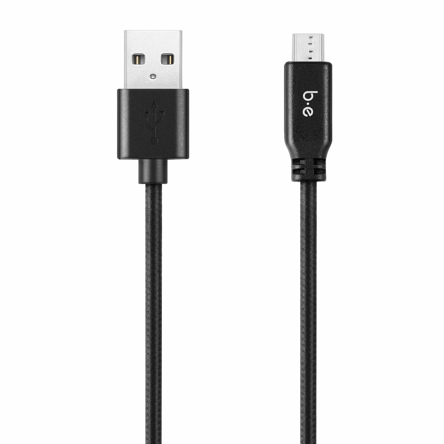 Braided Charge/Sync Micro USB Cable 6ft Black
