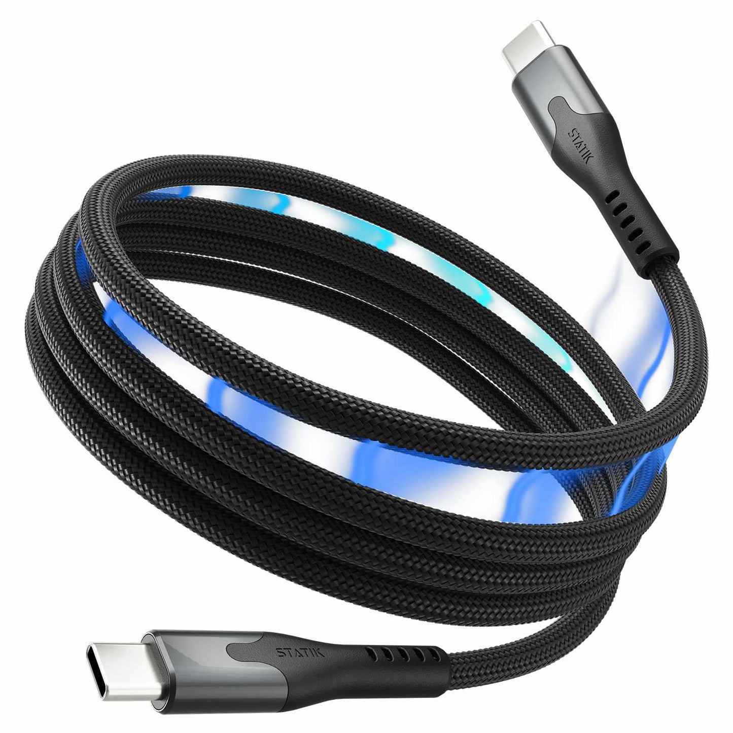 BEMGC2C3FTB SelfCoil Magnetic Cable USB-C to USB-C 3.3ft Black