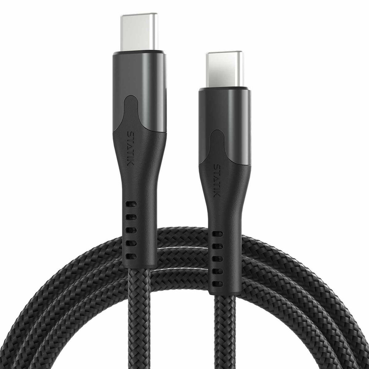 BEMGC2C6FTB SelfCoil Magnetic Cable USB-C to USB-C 6ft 100W Black