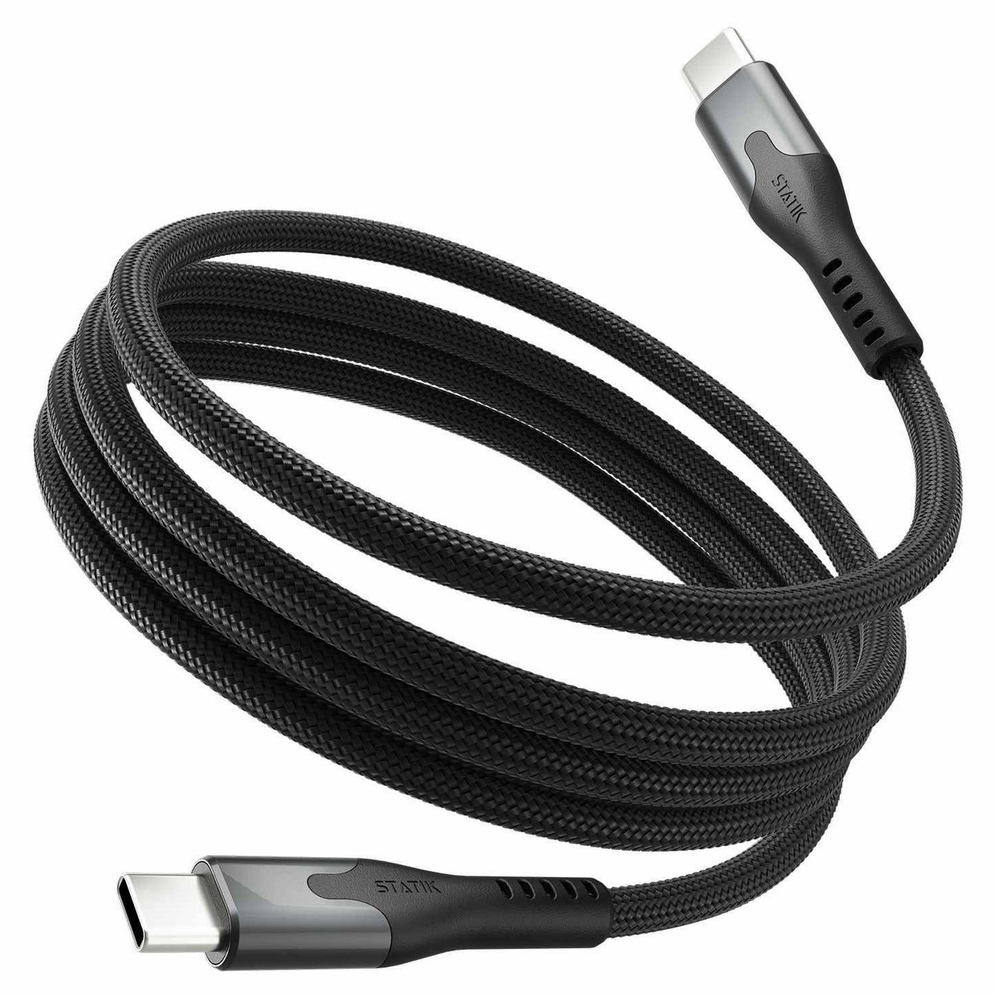 BEMGC2C6FTB SelfCoil Magnetic Cable USB-C to USB-C 6ft 100W Black