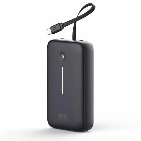 BEPB20KBK1 PowerFlex 20KPD 30W Power Bank w/Built-In USB-C Cable